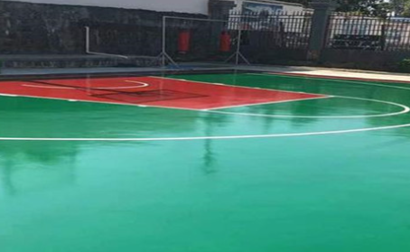 厦门篮球场翻新地面
